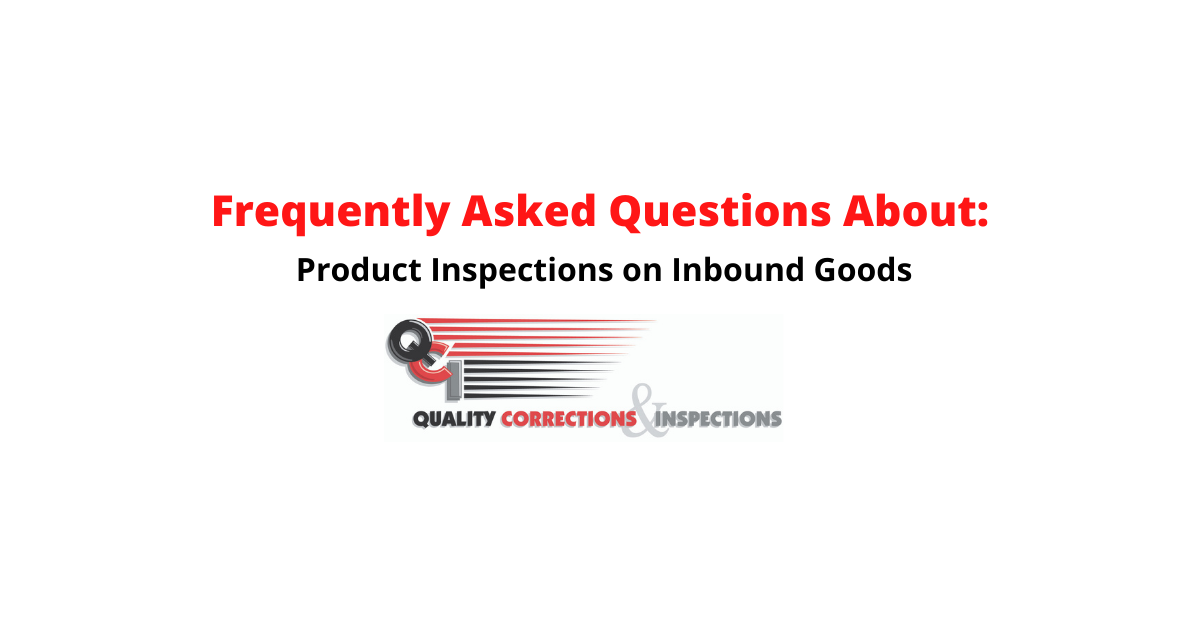 Product Inspections on Inbound Goods