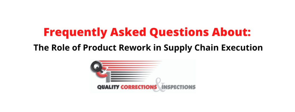 Product Rework Line Role of Product Rework in Supply Chain Execution - Quality Corrections ...